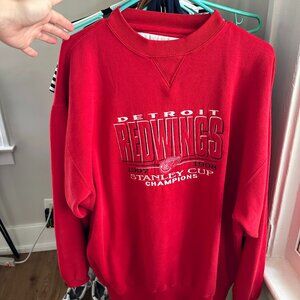 Vintagr Detroit Redwings Sweatshirt Stanley Cup 1997 1998